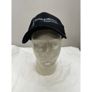 Smith & Wesson Armorer Black Baseball Hat Embroidered Logo Adjustable Cap